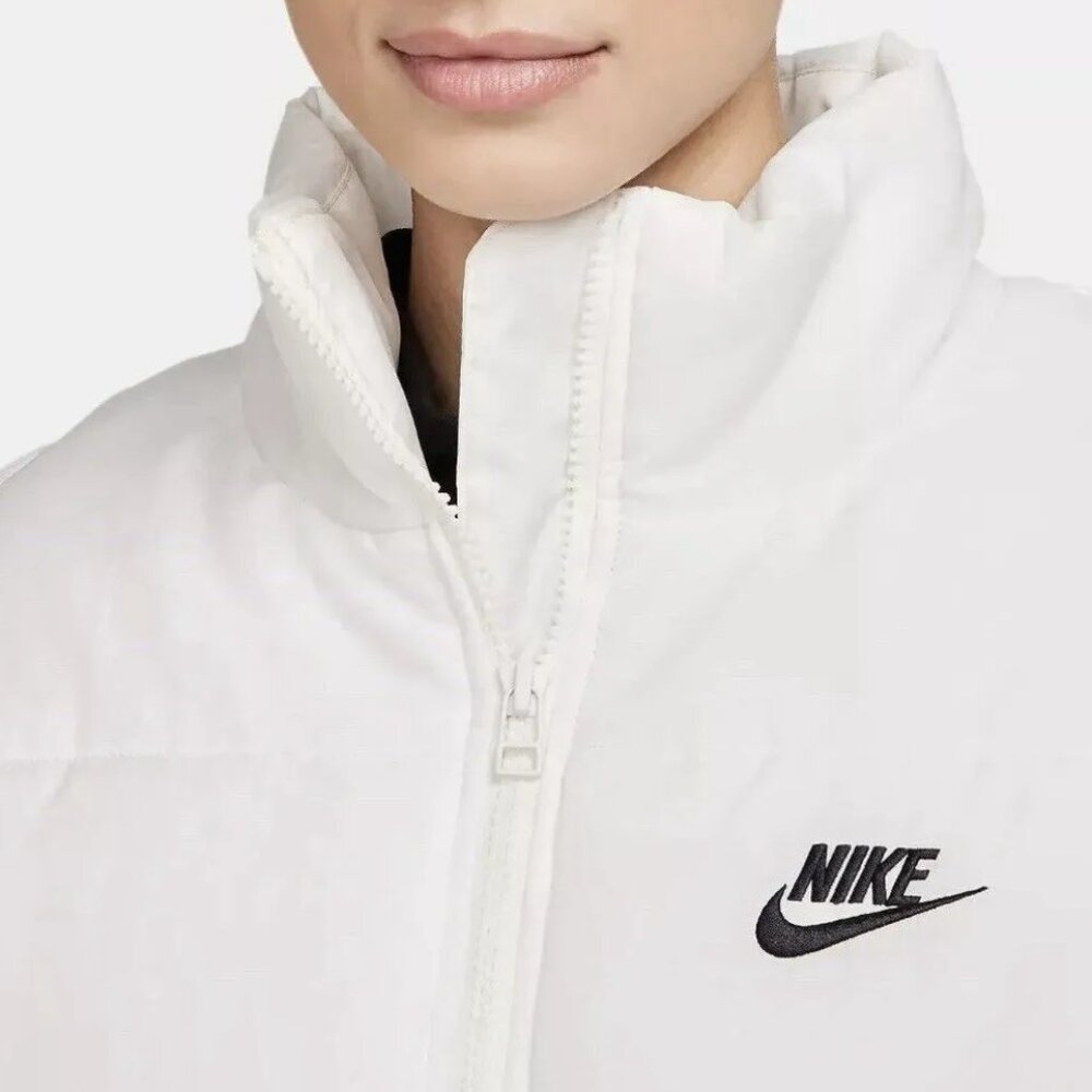 NWT New Nike Sportswear Classic Puffer Womens Therma-FIT Vest Large Loose Gilet - Picture 3 of 7